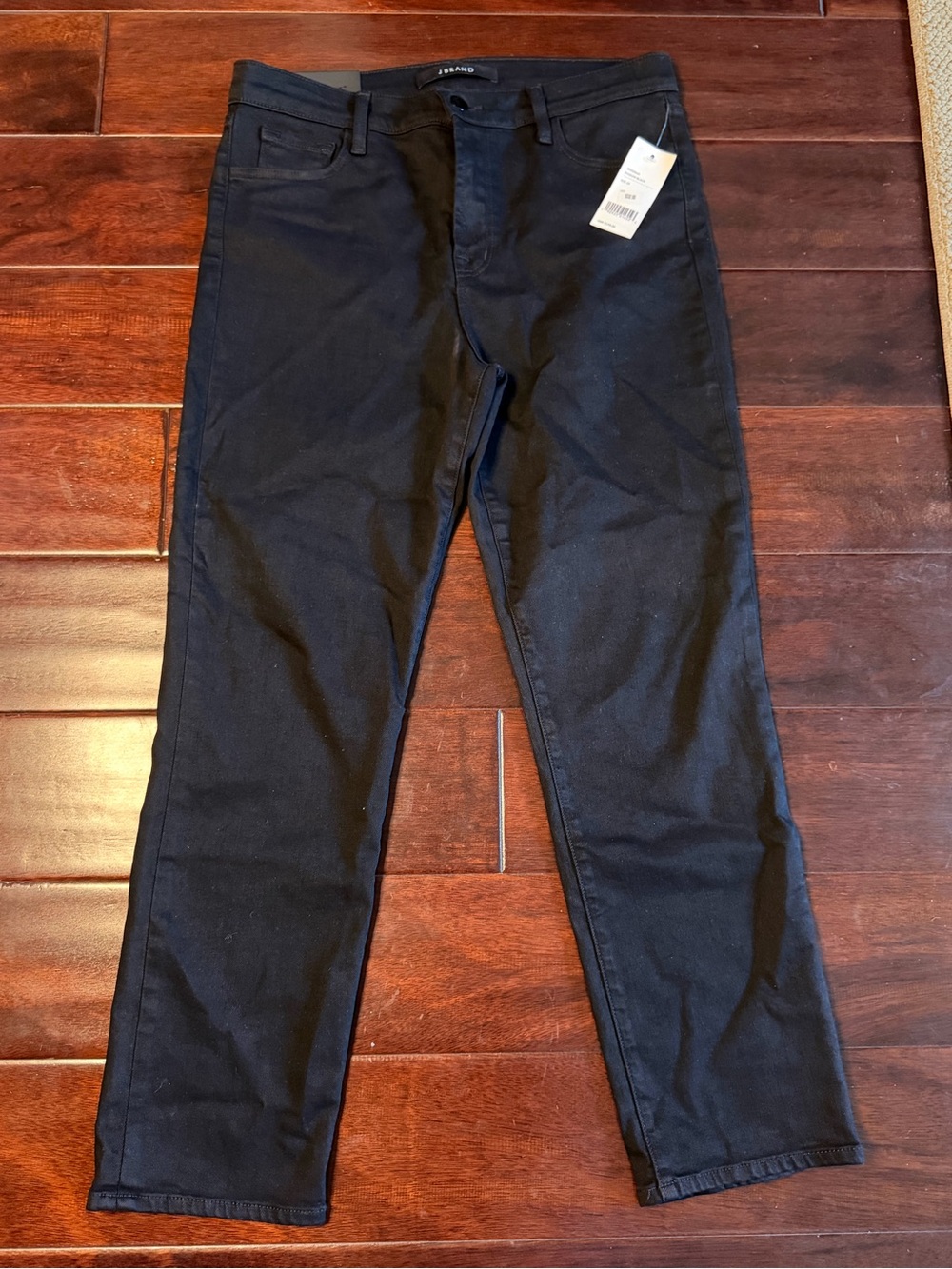 NWT J Brand Ruby High Rise Crop Jeans Shadow Black 29